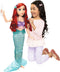 DISNEY PRINSES ARIEL - Speelpop 80CM - Afneembare staartvin - Roze haarborstel (1 stuk)