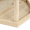vidaXL - Vogelvoeder - achthoekig - 33x30 - cm - massief - vurenhout