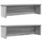vidaXL - Keukenrekken - stapelbaar - 2 - st - 50x15x16 - cm - grijs - sonoma - eiken