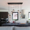 Atmooz - Hanglamp Noury - Industrieel - Woonkamer / Slaapkamer / Eetkamer - Plafondlamp - Zwart - Hoogte 130cm - Metaal