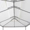 vidaXL - Prieel - met - gordijnen - 180g/m² - 600x298x270 - cm - wit