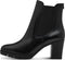 Tamaris dames boot - Chelsea-look - Leer - Zwart - Maat 39