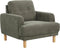 Fauteuil TUVE Corduroy Donkergroen