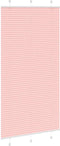vidaXL - Plissé - rolgordijn - 105x200cm - stofbreedte - 104,4cm - polyester - roze