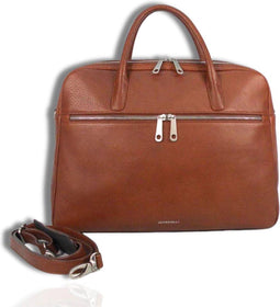 Gigi Fratelli Dames Leren Laptoptas 15 inch Romance Business ROM8002 Brandy