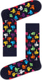 Happy Socks - Unisex 2-Pack Happy Gift Box Sokken - Duim-omhoogontwerp - Zwart (2 stuks)