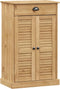 vidaXL - Schoenenkast - VIGO - 60x35x96 - cm - massief - grenenhout