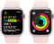 Apple Watch Series 9 - Smartwatch - GPS + Cellular - 41mm Aluminium Sportbandje S/M Roze