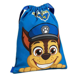 Rugtas met Koordjes The Paw Patrol Blauw 27 x 33 cm