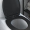 vidaXL - Snelle - Release - Toiletbril - met - Soft - Close - Duroplast - Zwart