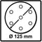 Bosch 2 607 019 497 - Schuurpapierset Excenter 125mm - Korrel 240 120 80 - (3 stuks)