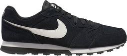 Nike Md Runner 2 Suede - Lage sneakers - Maat 45.5 - Black/Platinum Tint-Black