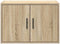 vidaXL - Garagewandkast - sonoma - bewerkt - hout - eikenkleurig