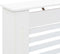 vidaXL Radiatorombouw 172x19x81 cm MDF zwart
