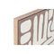 Schilderij Home ESPRIT Wit Beige Abstract Scandinavisch 60 x 3 x 90 cm (2 Stuks)