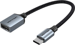 Vention CCWHB USB-kabel USB 2.0 0,15 m USB C USB A Grijs
