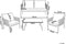 Beliani LATINA - Loungeset voor 4 - Wit - Aluminium