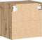 vidaXL - Zwevende - Plank - Artisan - Eiken - 40x28,5x40 - cm - Geengineerd - Hout