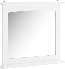SoBuy BZR212-W - Badkamerspiegelkast - Spiegel met plank - Wit 60 x 6 x 53,5 cm