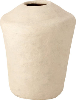 J-Line vaas Large Chad - papier mache/karton - wit - 68 cm hoog