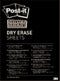Post-it® Super Sticky Whiteboardvellen, DEFPackL, 27.9 x 39.0 cm, 15 vellen