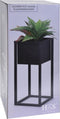 Bloempot - Metaal - Bloemen - Plantenpot - Voor Binnen - Zwart - 70 cm