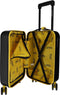 Nörlander WORLD Reiskoffer 31L - Handbagage koffer - Zwart/Geel