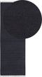 SINANKOY - Loper tapijt - Zwart - 80 x 300 cm - Jute