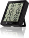 Bresser Weerstation - Temeo Thermo- en Hygrometer - Zwart incl. 3 Sensoren - Voor Binnen en Buiten
