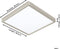 EGLO connect.z Fueva-Z - Smart Opbouwlamp - Dimbaar - Instelbaar wit licht - Grijs/Wit