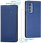 iMoshion Hoesje Geschikt voor Motorola Edge 20 Pro Hoesje Met Pasjeshouder - iMoshion Slim Folio Bookcase - Donkerblauw
