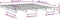 vidaXL - Palletbed - massief - grenenhout - wit - 140x200 - cm