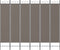 vidaXL - Kamerscherm - met - 6 - panelen - 240x200 - cm - stof - antracietkleurig