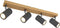 Opbouw: ROBBY - Opbouwspots 4-lichts - Houtlook antraciet