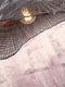 GOOD&MOJO Plafonniere Ibiza - Bamboe/Zwart - 65x65x20cm -