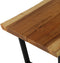 vidaXL - Salontafel - 102x54x41 - cm - massief - suarhout