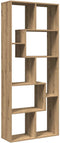 vidaXL - Kamerscherm - / - boekenkast - 67x25x161,5 - cm - hout - artisanaal - eiken