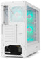 Nox-Xtreme Hummer AERO - ATX Midi-Tower behuizing - USB-C en USB-A 3.2 - Wit