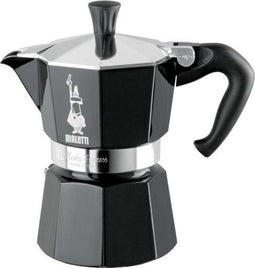 Bialetti Moka Express - Percolator - 3 kops - Aluminium - Zwart