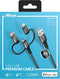 Trust Keyla 23572 - 3-in-1 Oplaadkabel USB-C/Micro-USB/Lightning - Extra sterk - Zwart