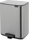 Brabantia Bo Pedaalemmer - 12 liter - Soft-close - Matt Steel Fingerprint Proof