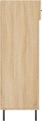 vidaXL - Schoenenkast - 60x35x105 - cm - bewerkt - hout - sonoma - eikenkleurig
