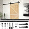 vidaXL - Schuifdeur - met - beslag - 80x210 - cm - massief - grenenhout