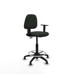 Piqueras y Crespo B1D01RT - Bureaustoel - Hoogteverstelbaar met armleuning - Zwart