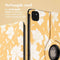 imoshion Tablet Hoes - Geschikt voor iPad Pro 12.9 (2022) / Pro 12.9 (2021) / Pro 12.9 (2020) / Pro 12.9 (2018) - 360° Draaibare Design Bookcase 3 inkepingen - Yellow Flowers