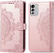 iMoshion Hoesje Geschikt voor Nokia G60 Hoesje Met Pasjeshouder - iMoshion Mandala Bookcase - Rosé Goud