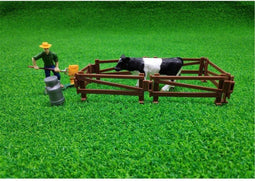 Dutch Farm Boer met Koe en Hekken 9-delig