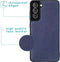 iMoshion Hoesje Geschikt voor Samsung Galaxy S21 FE Hoesje Met Pasjeshouder - iMoshion Luxe Portemonnee - Donkerblauw
