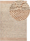 TELLIKAYA - Loper vloerkleed - Groen/Beige - 200 x 300 cm - Jute