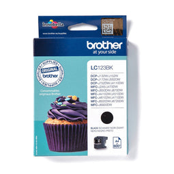 Brother LC-123BK - Inktcartridge - Zwart - 600 pagina's